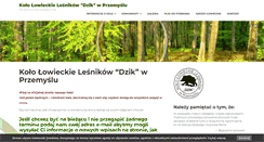 Desktop Screenshot of dzik-przemysl.pl