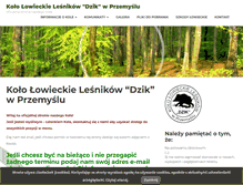 Tablet Screenshot of dzik-przemysl.pl